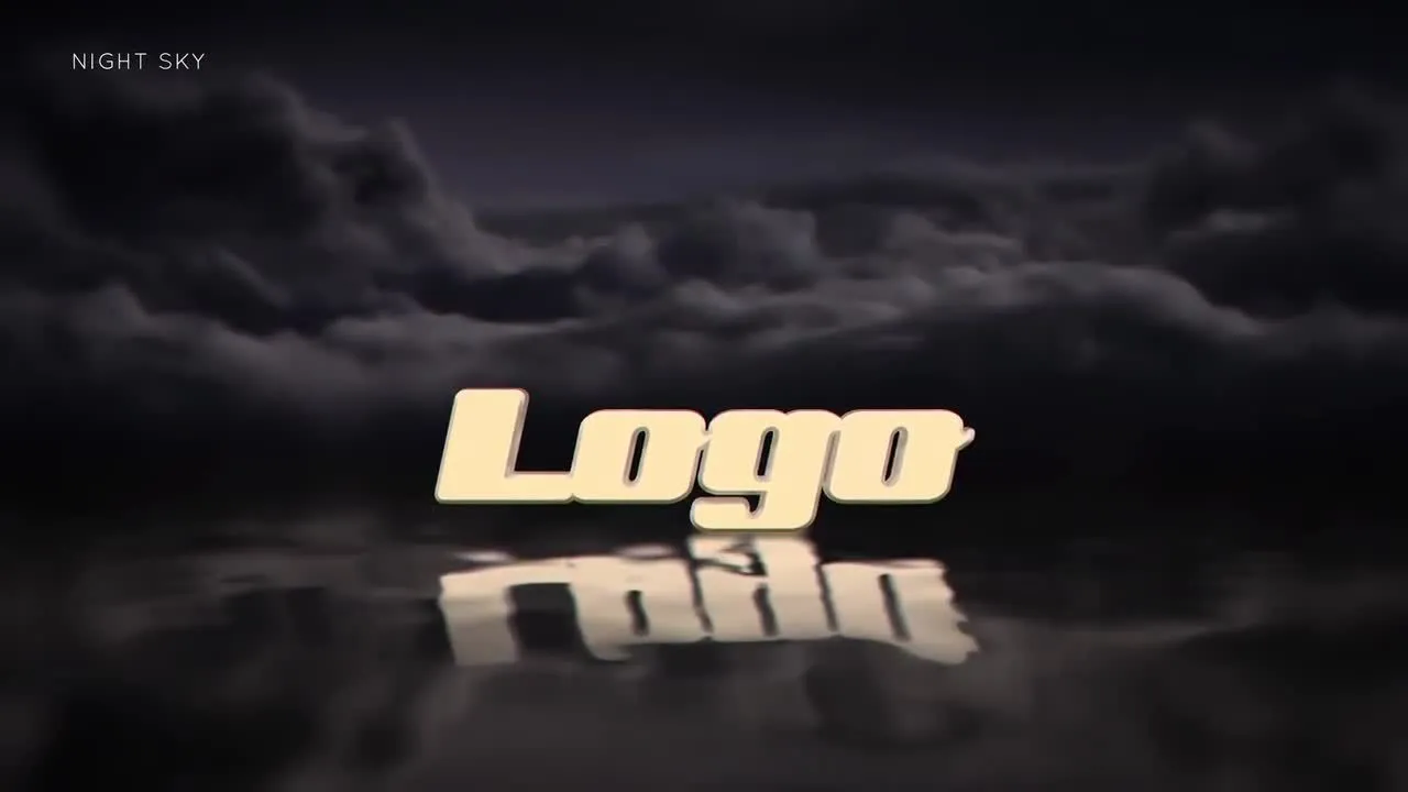 3D海徽标显示动画效果像素设计精选AE模板