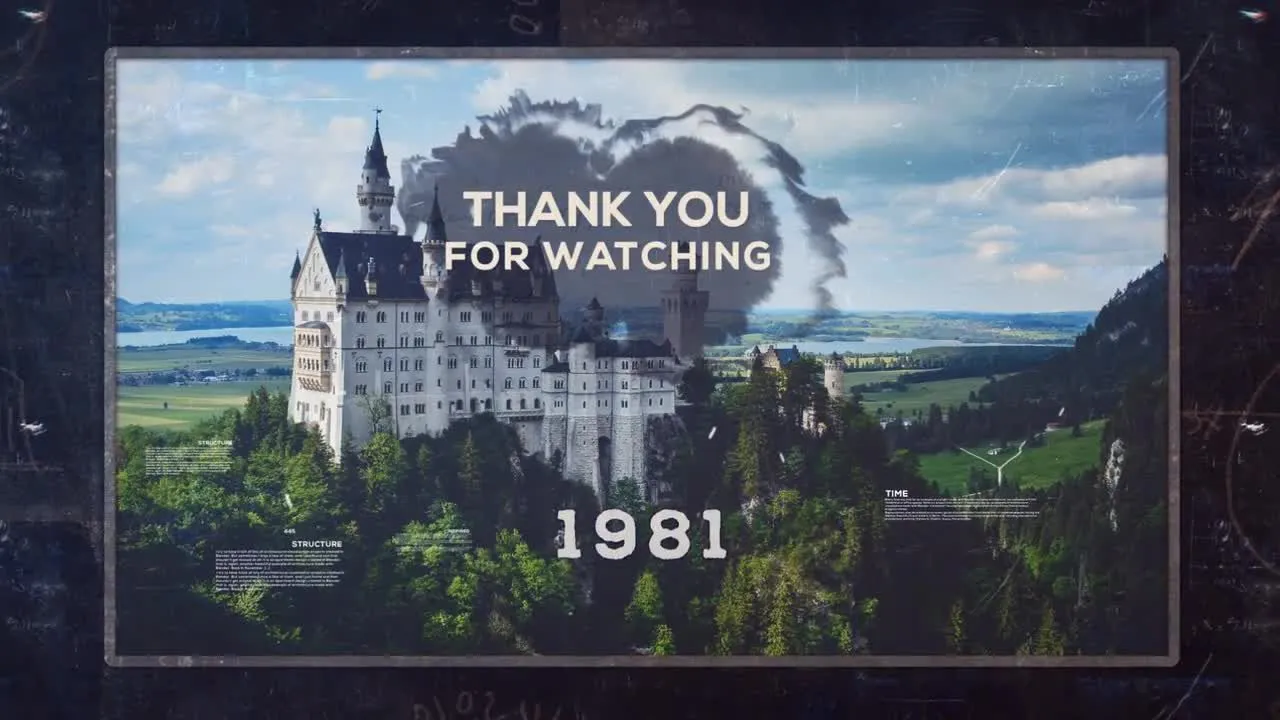 历史时间轴复古动态过渡像素设计精选AE模板