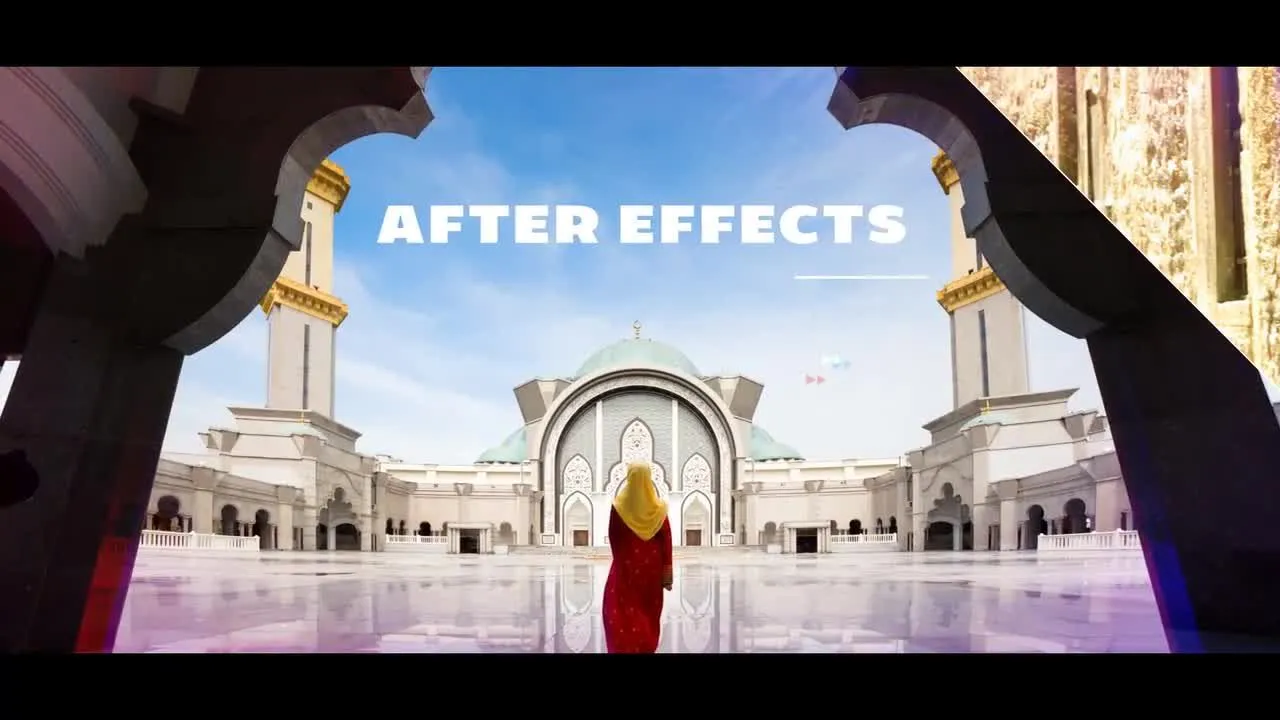 商业广告开场白幻灯片像素设计精选AE模板