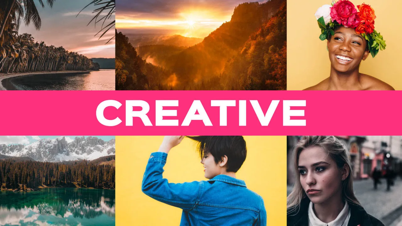 现代文本动画动态幻灯片像素设计精选AE模板