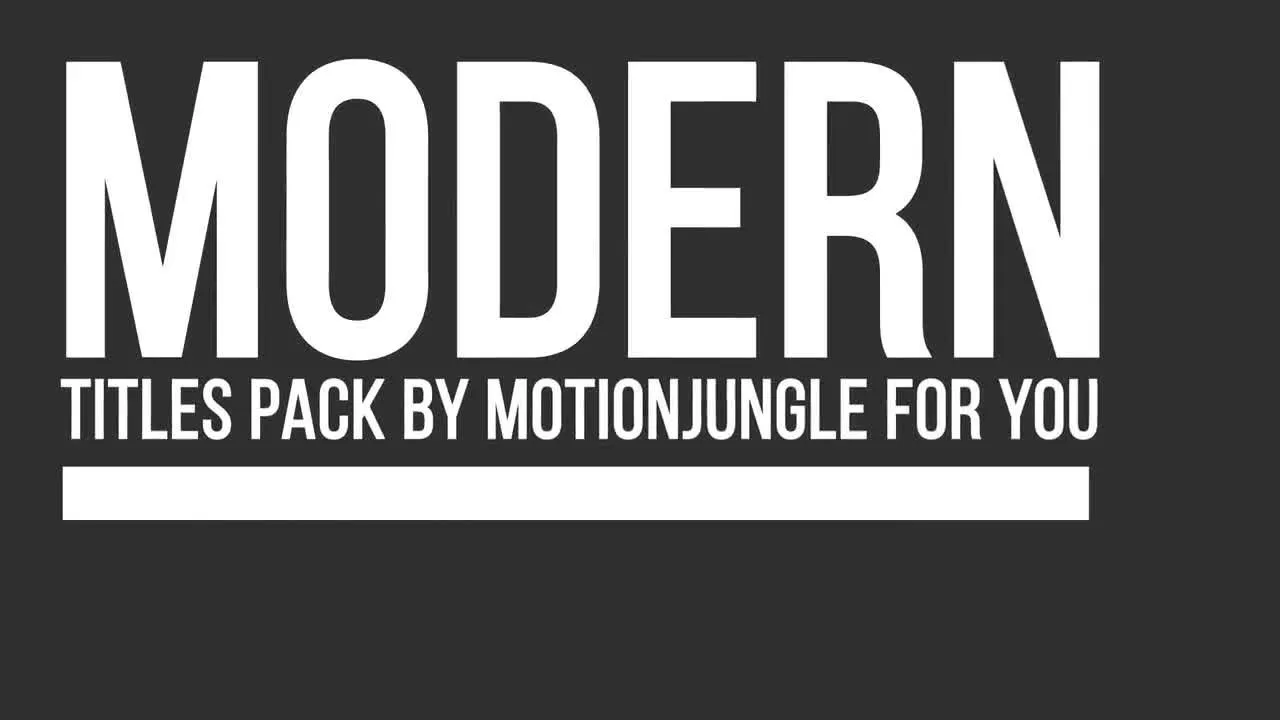 25组现代文字标题视频展示像素设计精选AE模板