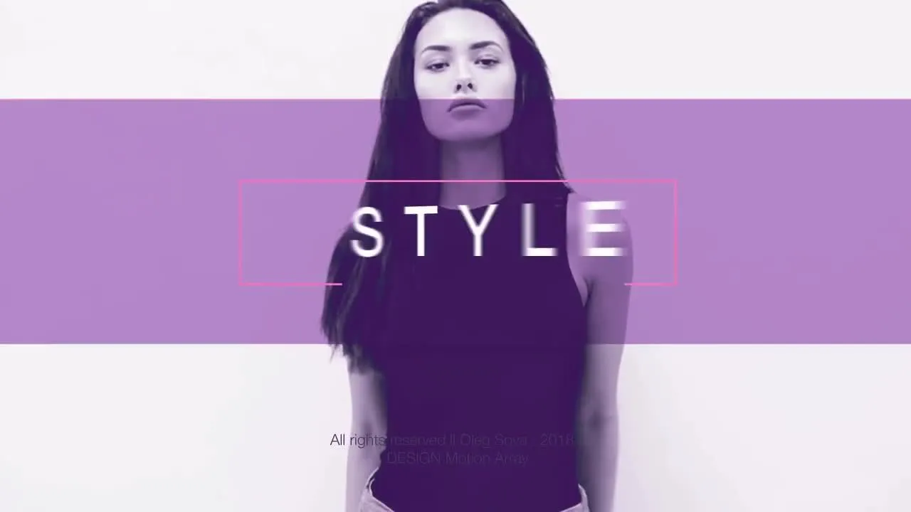 快速动态的现代融合设计像素设计精选AE模板