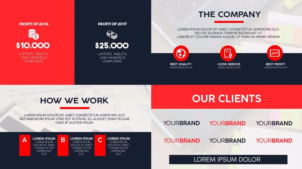 在线营销或揭幕视频过渡像素设计精选AE模板