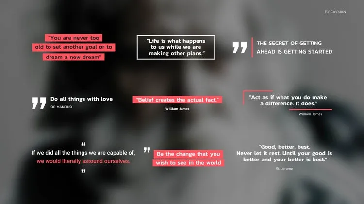 9个简洁精美的全屏标题动画像素设计精选AE模板