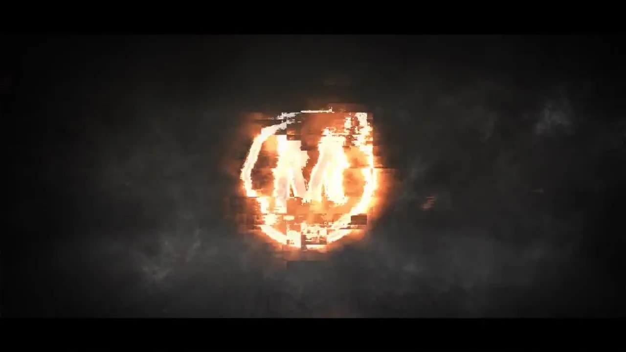 毛刺消防标识商业影视预告片片头像素设计精选AE模板