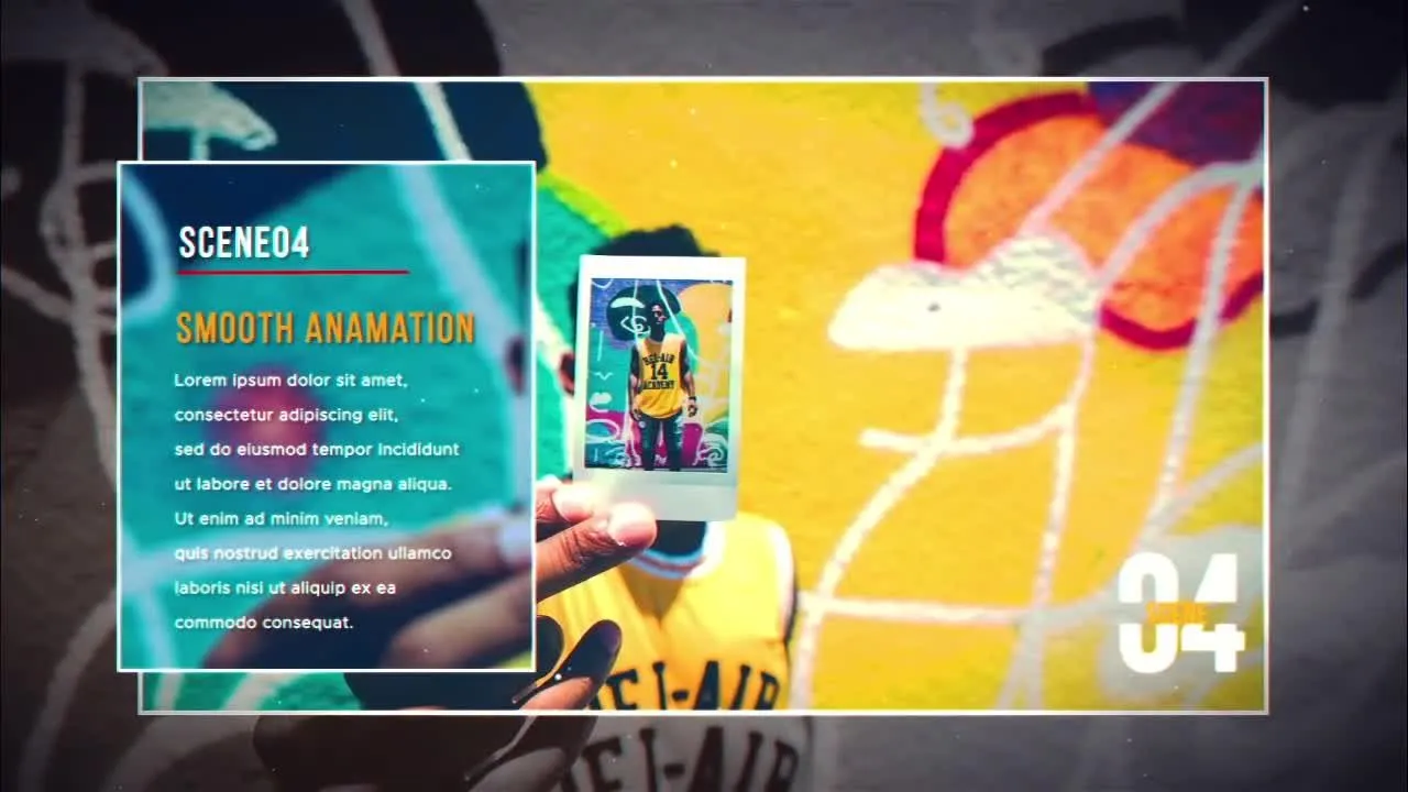 排版幻灯片动态动画照片像素设计精选AE模板