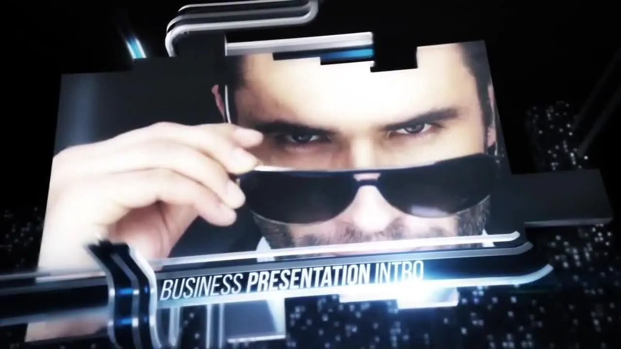 现代时尚高级的商务幻灯片像素设计精选AE模板