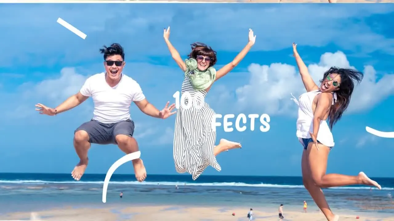 现代的简单幻灯片像素设计精选AE模板