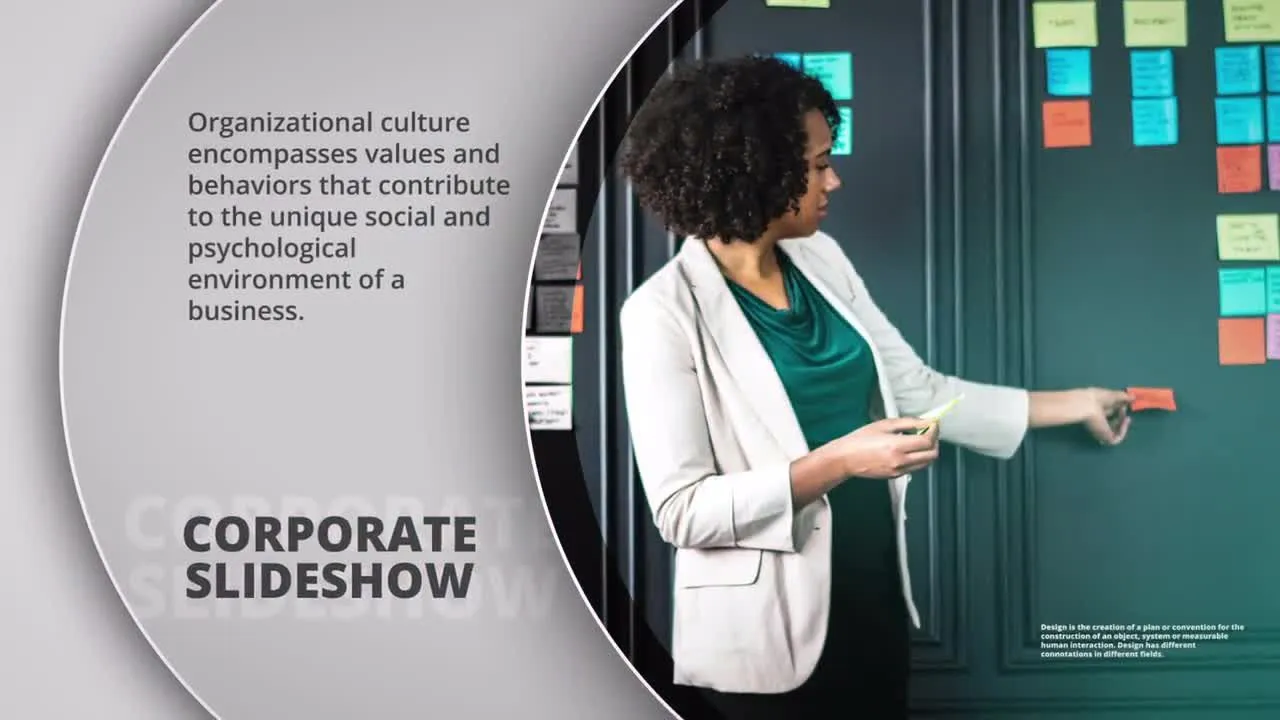 平滑过渡效果的企业幻灯片像素设计精选AE模板