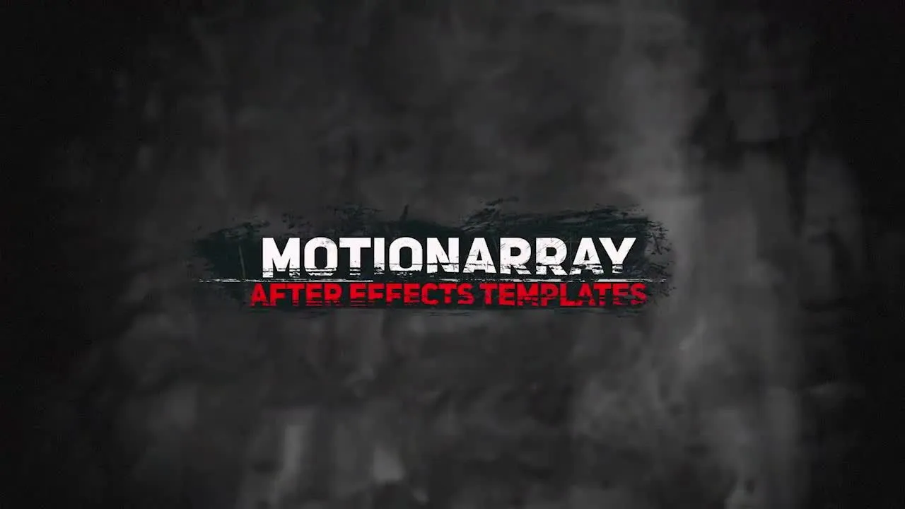 损坏毛躁的全屏文字标题动画像素设计精选AE模板