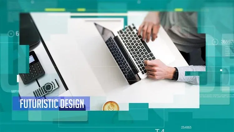 现代精美的企业幻灯片像素设计精选AE模板