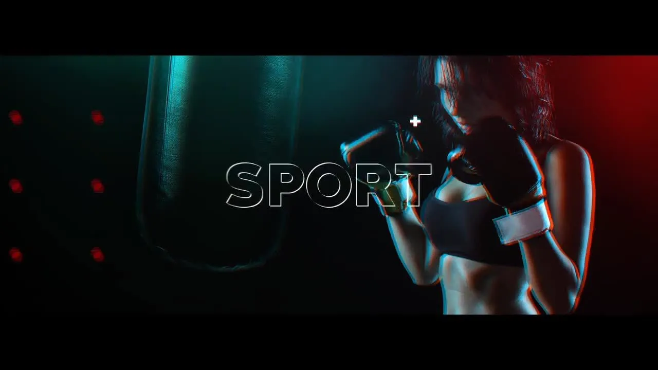 现代时尚过渡效果运动元素像素设计精选AE模板