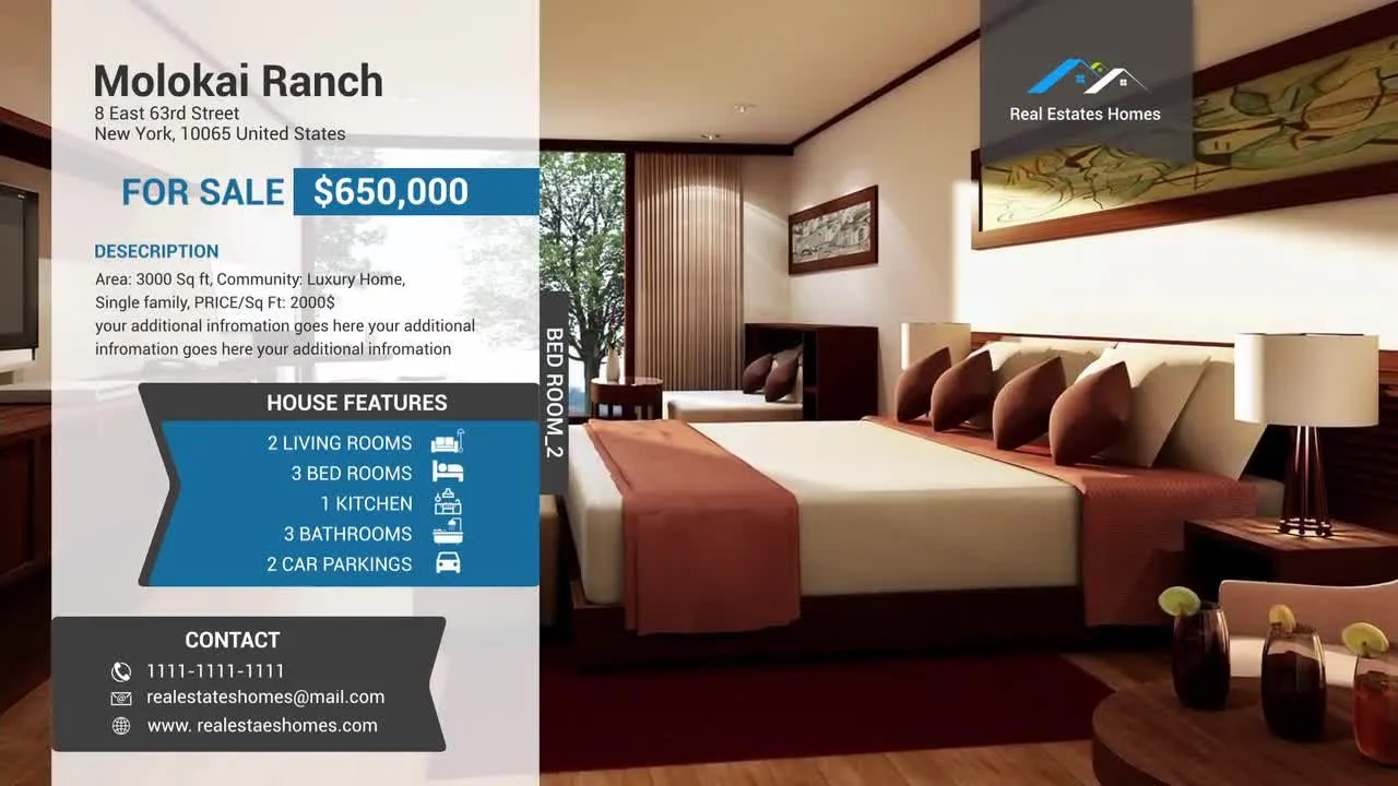 不动产宣传推广像素设计精选AE模板