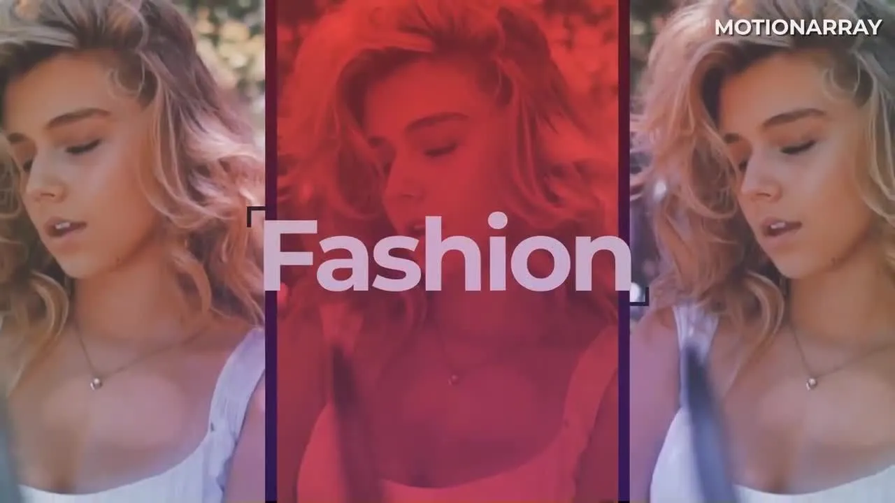 时尚促销活动视频像素设计精选AE模板