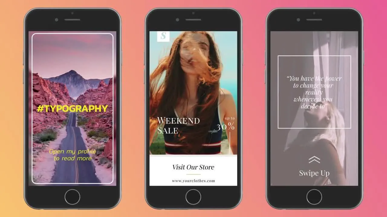 流畅的手机商业宣传像素设计精选AE模板