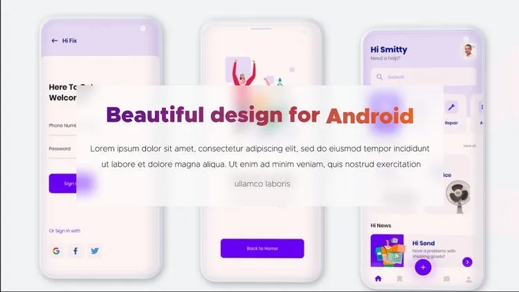 含8个预制场景的动画像素设计精选AE模板