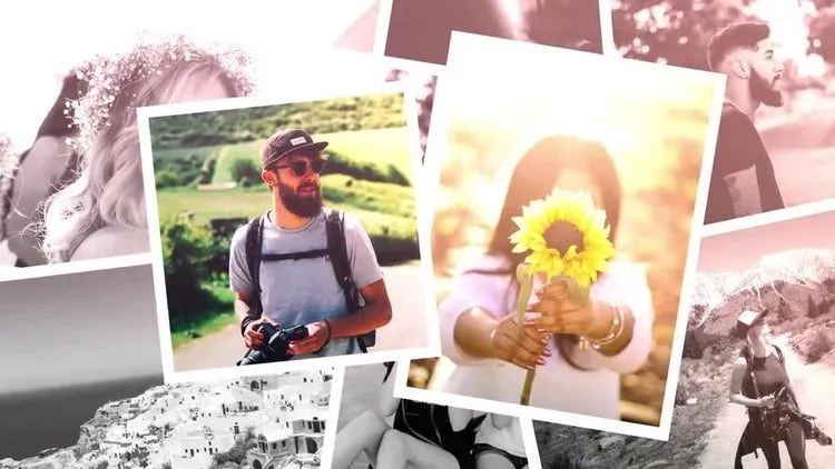 平滑过渡效果照片像素设计精选AE模板