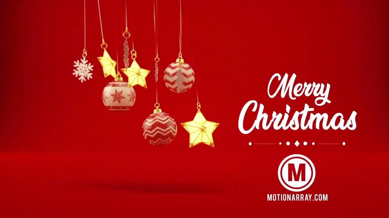 优雅乐趣创意的圣诞节和新年元素展示徽标像素设计精选AE模板