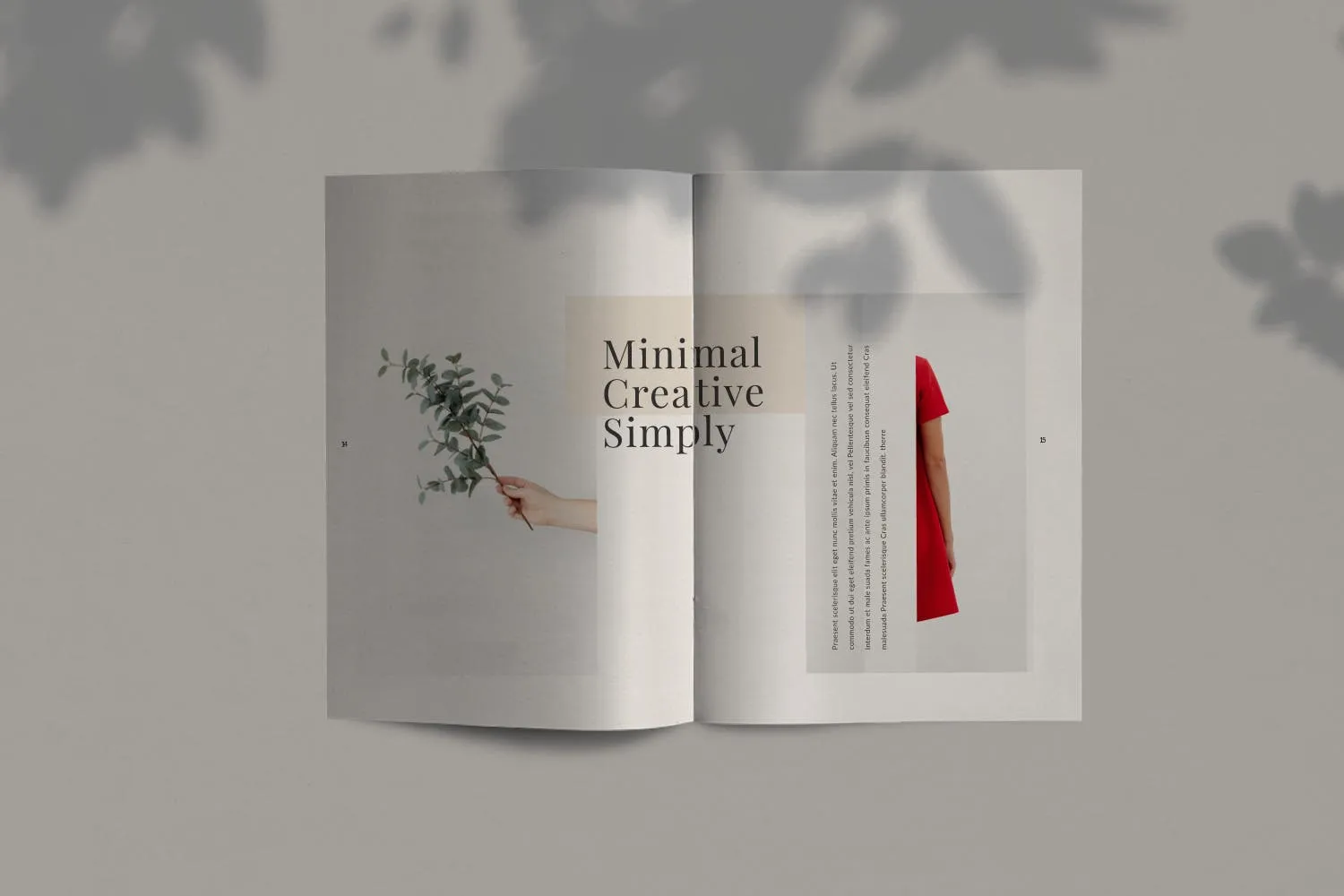 简约时尚设计目录手册Lookbook版式模板 Fairy – Lookbook Brochure插图(3)