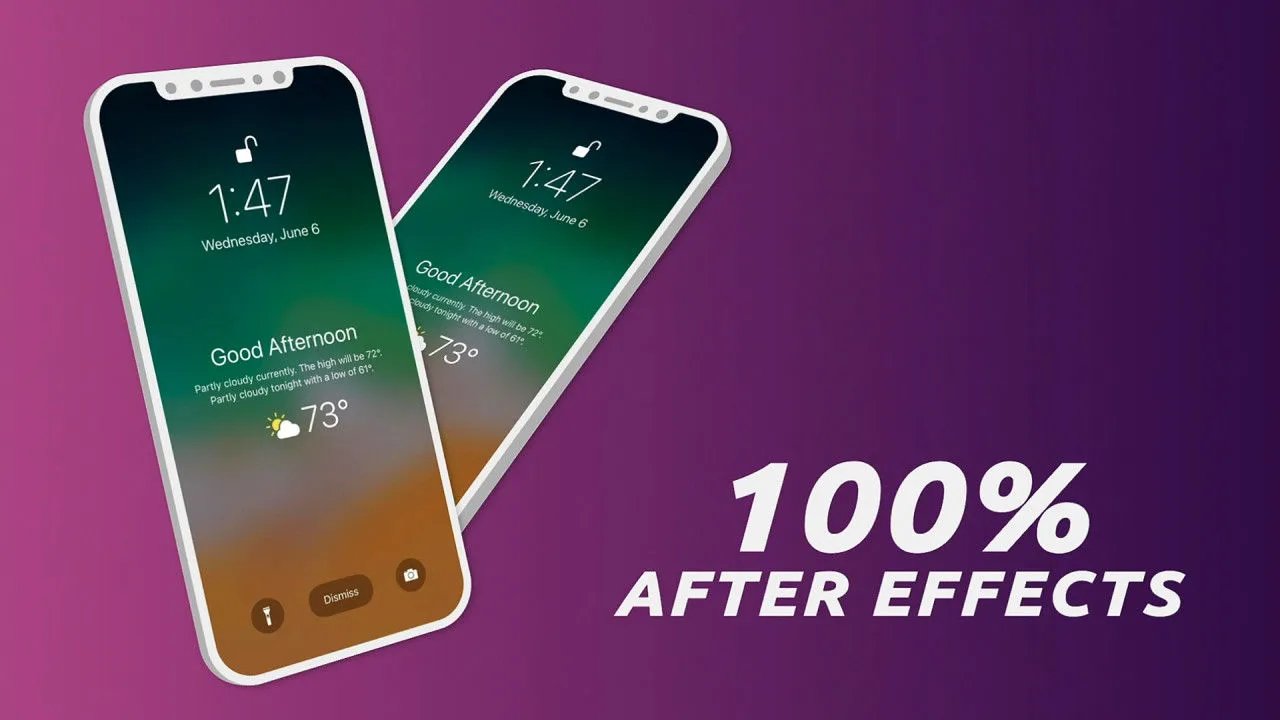 手机APP应用界面展示像素设计精选AE模板