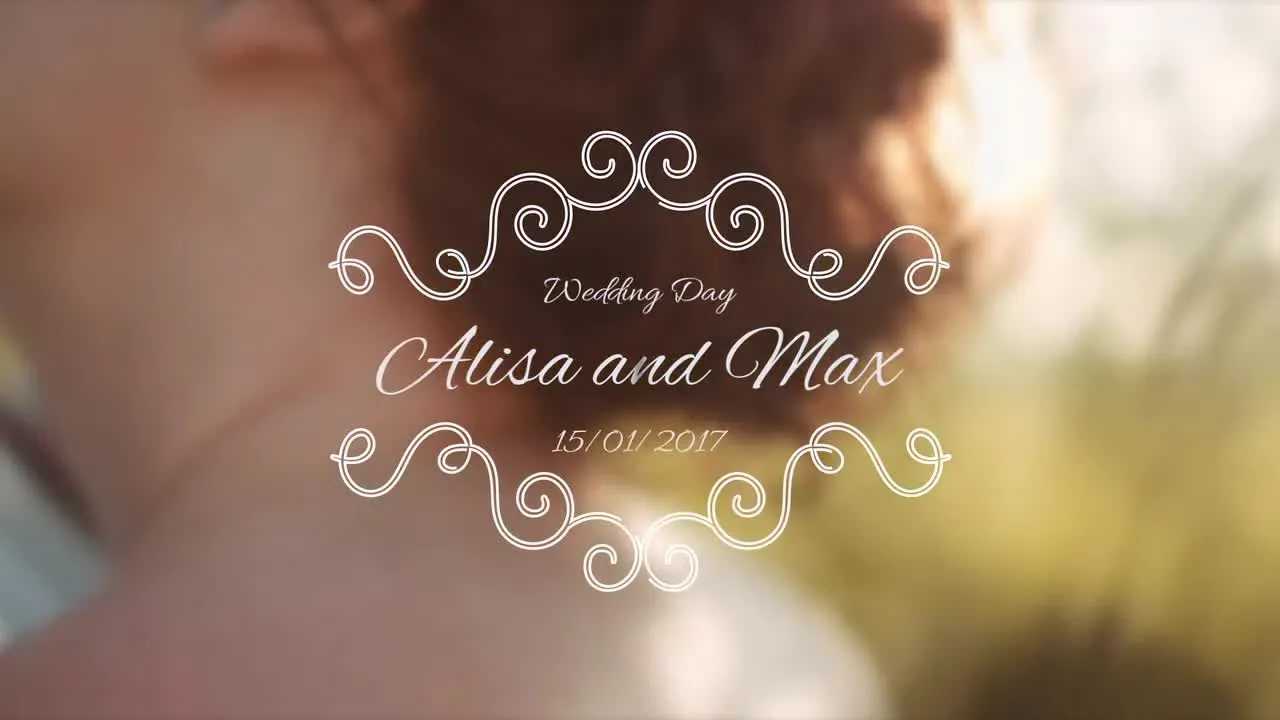 10个优雅的婚礼标题像素设计精选AE模板