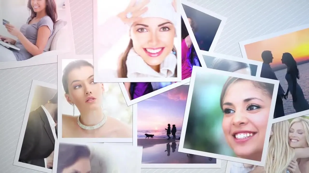 光面照片精美动画像素设计精选AE模板