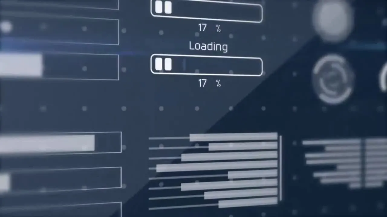 信号干扰画面破损文字标题动画排版像素设计精选AE模板
