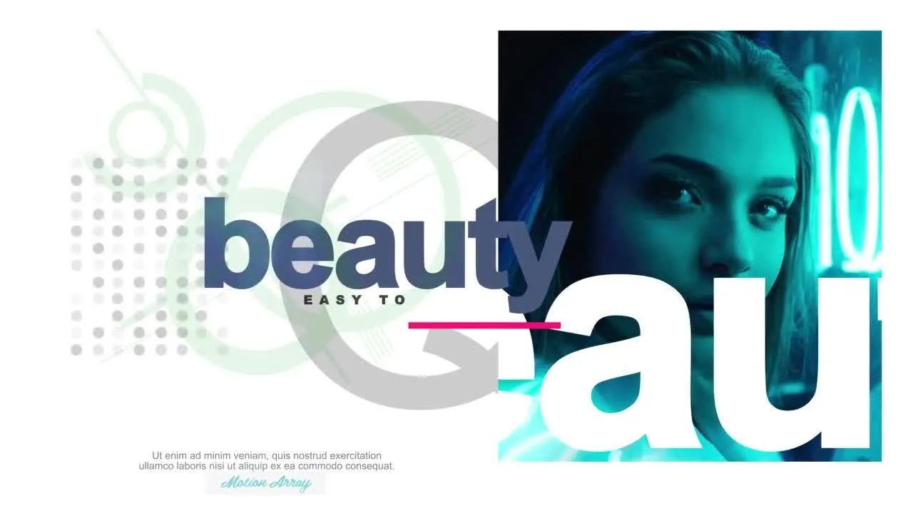 最小时尚促销像素设计精选AE模板