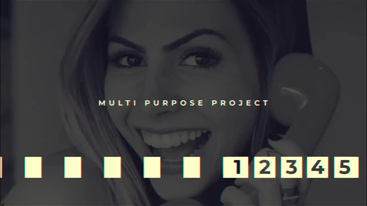 具有引人注目整洁有序的流畅过渡像素设计精选AE模板