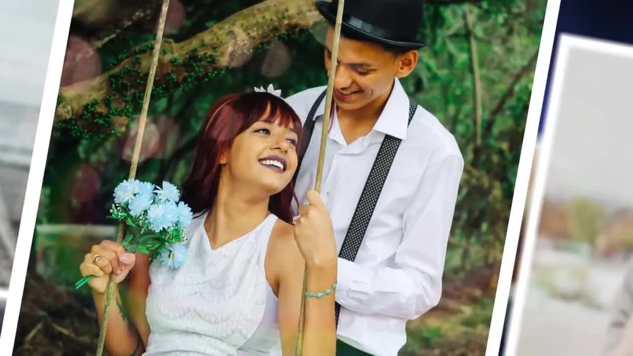 浪漫甜蜜的婚礼相册像素设计精选AE模板