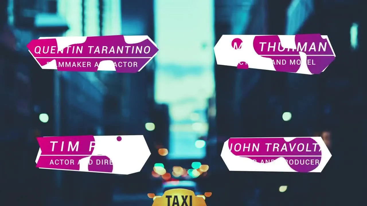 8种液体风格的下三分之一电影标题像素设计精选AE模板