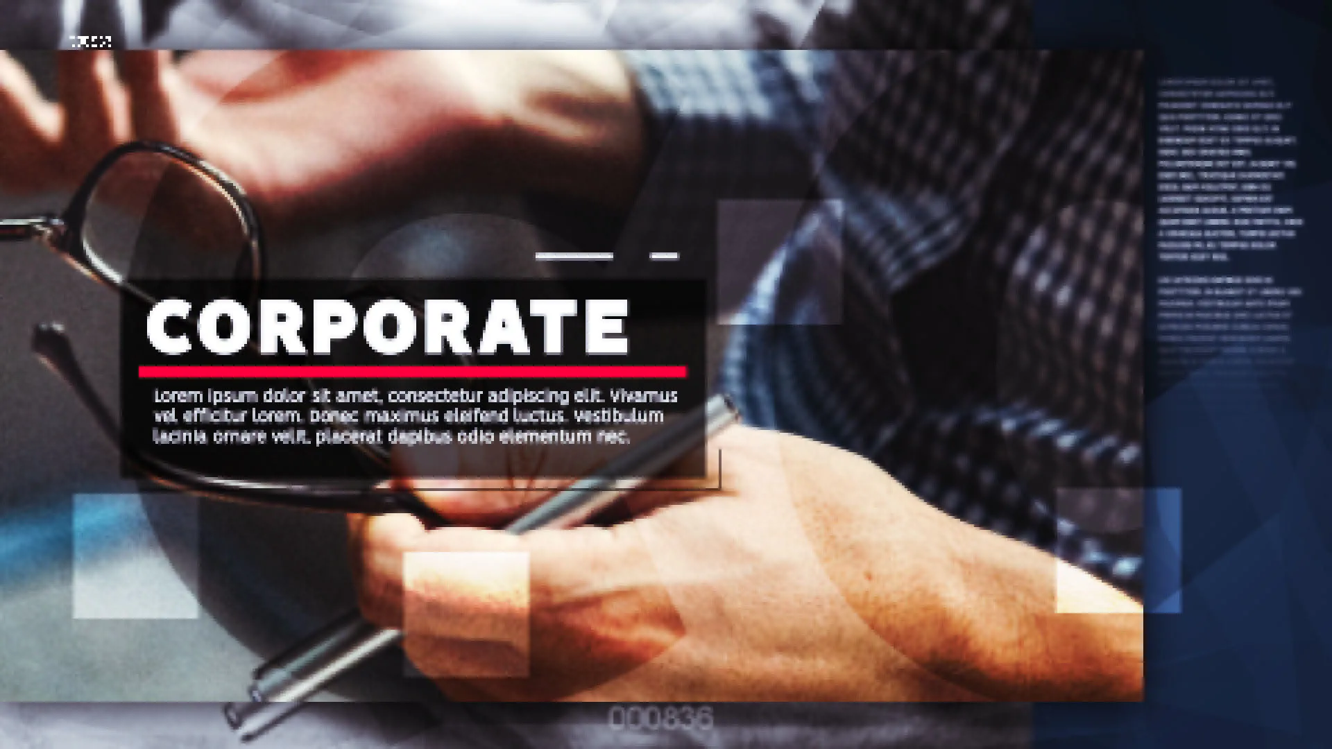 时尚的公司宣传介绍像素设计精选AE模板