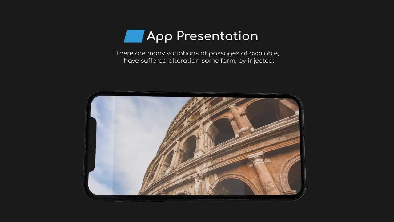 iPhone x 应用演示像素设计精选AE模板