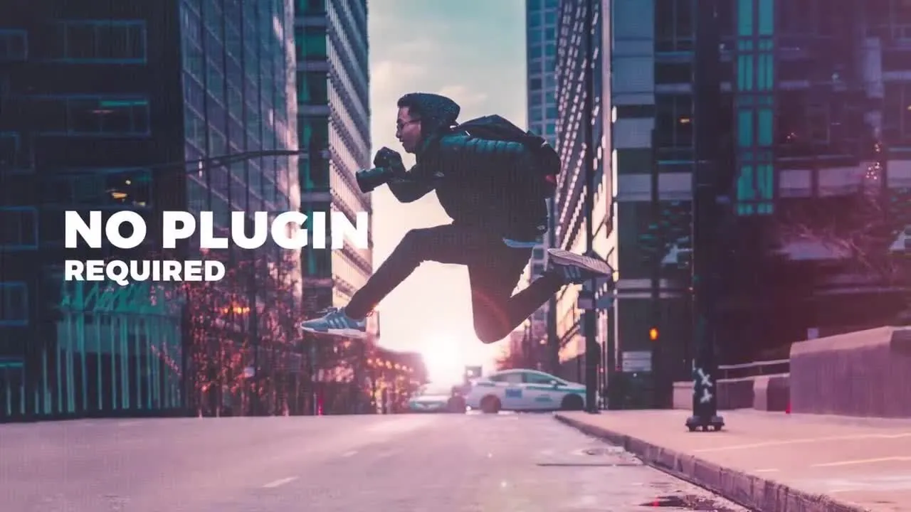 专业设计旅行简介像素设计精选AE模板