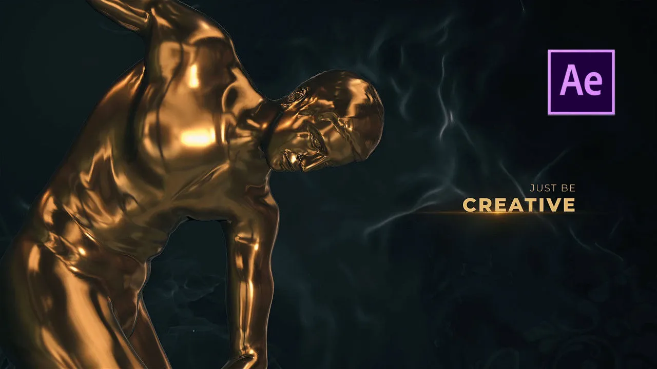 时尚创意的文字标题排版动画像素设计精选AE模板