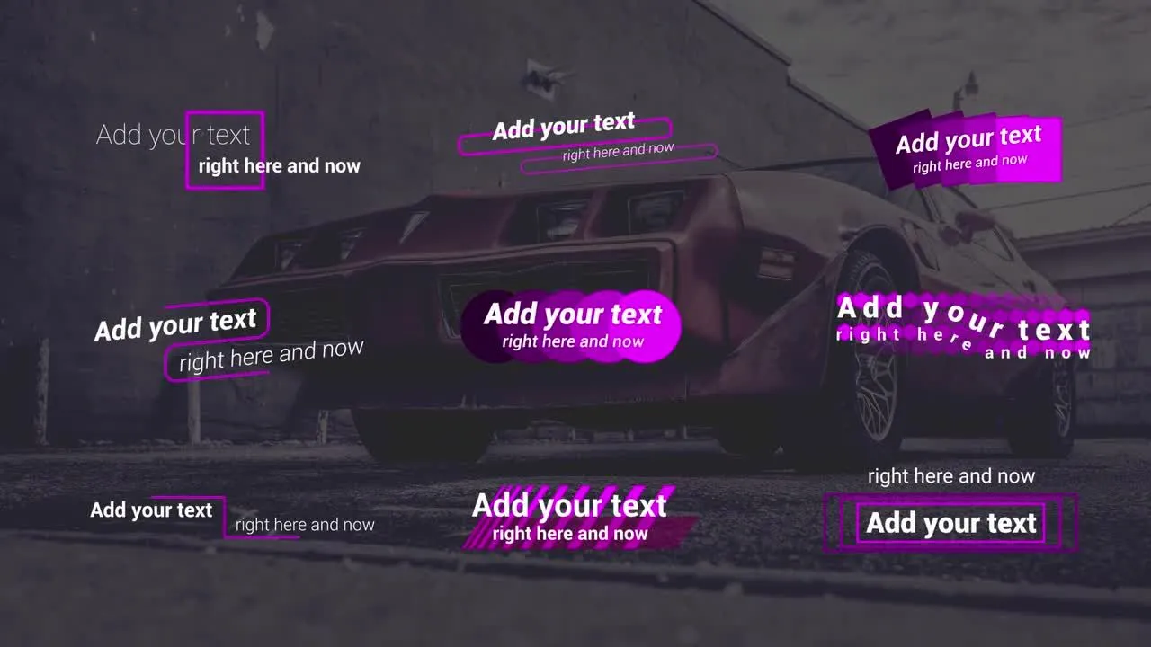 9个设计独特的文本像素设计精选AE模板