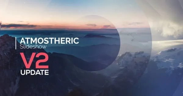虚幻飘渺由近及远视频特效像素设计精选AE模板 Atmospheric Slideshow