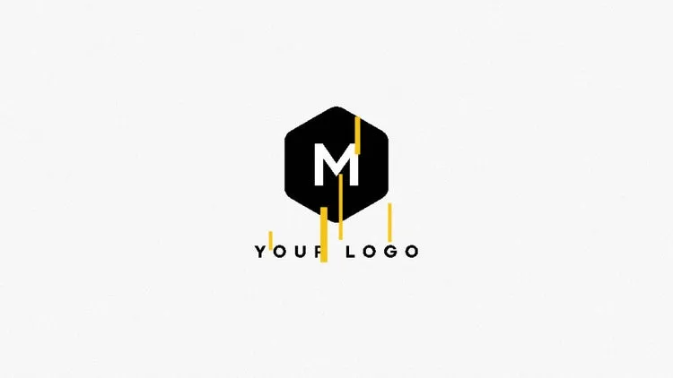 抽象Logo动态动画像素设计精选AE模板