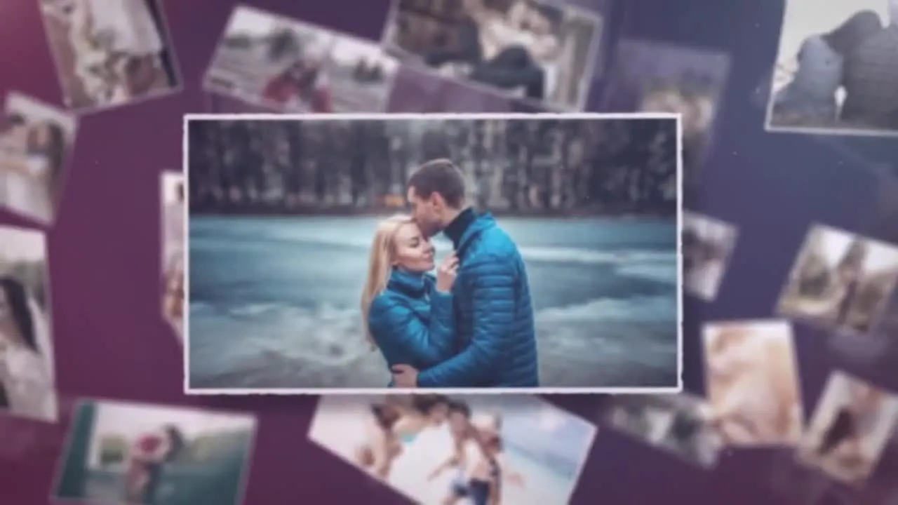 多重浪漫婚礼幻灯片像素设计精选AE模板