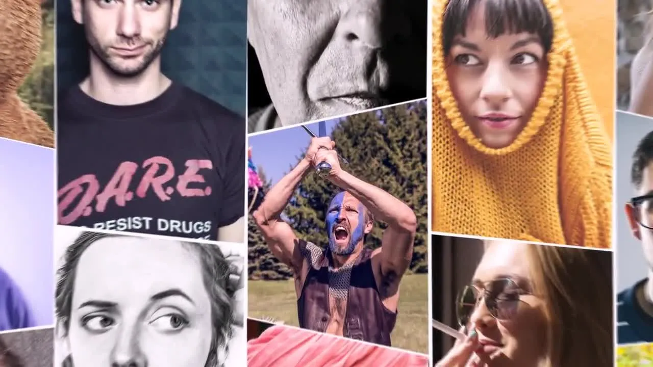 独特的商业照片展示像素设计精选AE模板