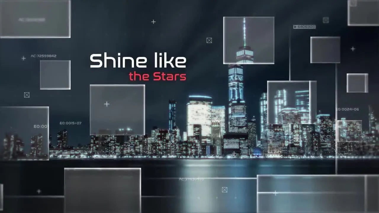 未来广告幻灯片照片展示像素设计精选AE模板