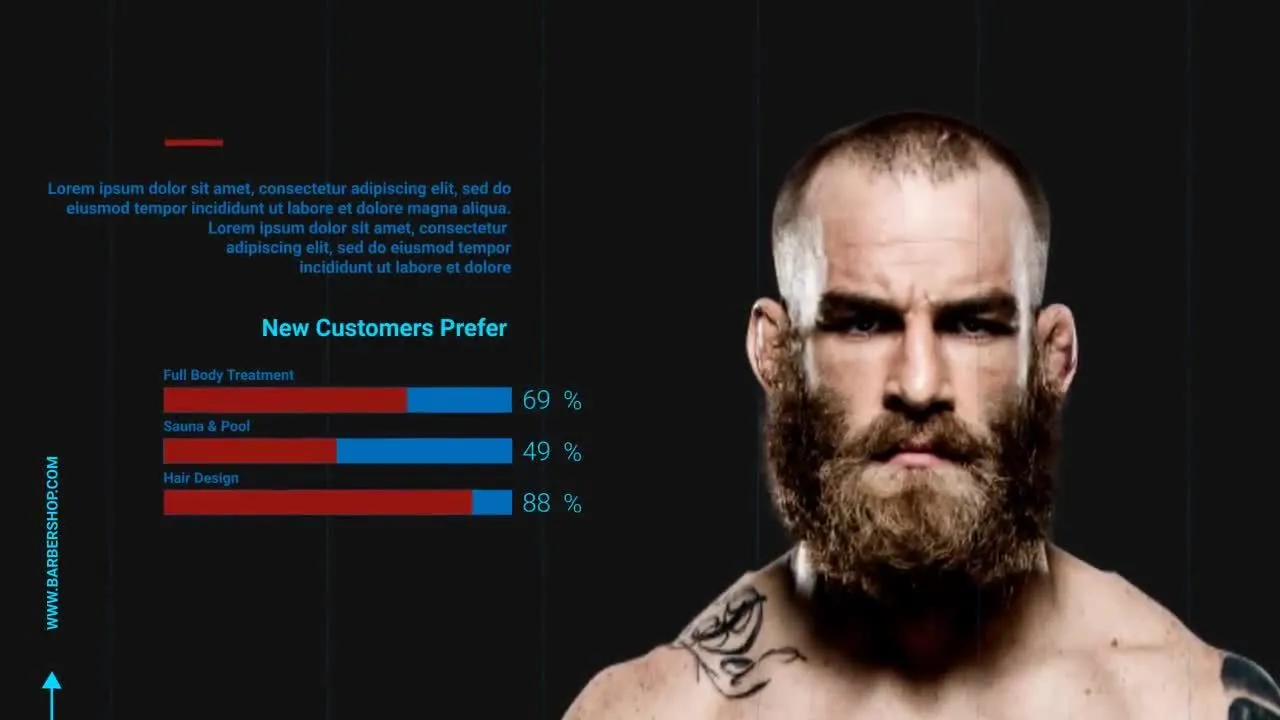 美容理发店宣传动画像素设计精选AE模板