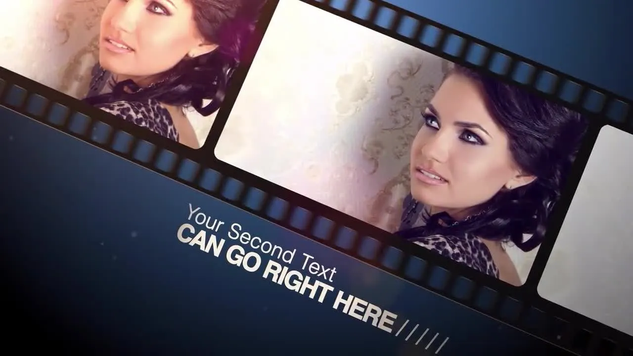 摄影或电影摄影展示像素设计精选AE模板