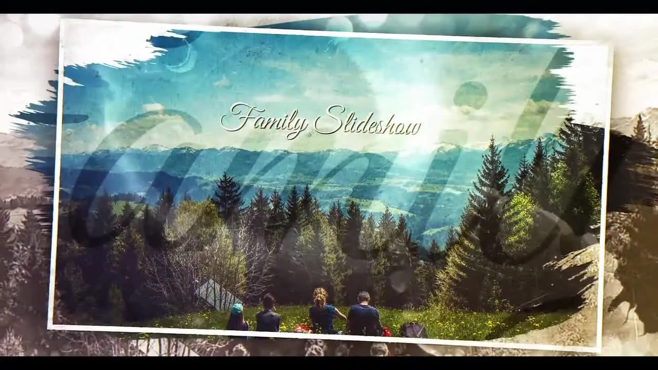 复古回忆幻灯片像素设计精选AE模板