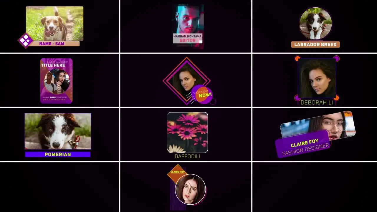 时尚快速简洁企业展示电影宣传视频像素设计精选AE模板特效