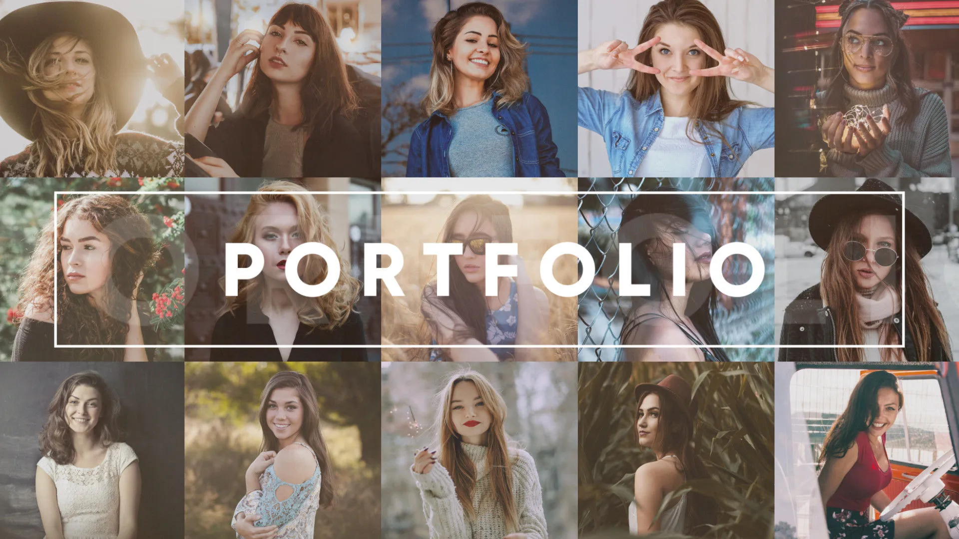 清晰的图像拼贴和现代文本动画外观像素设计精选AE模板