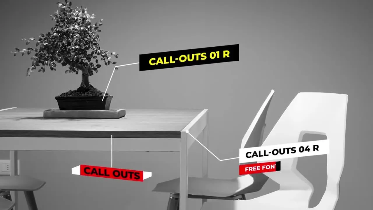 14个现代精美的自动缩放标注标题像素设计精选AE模板