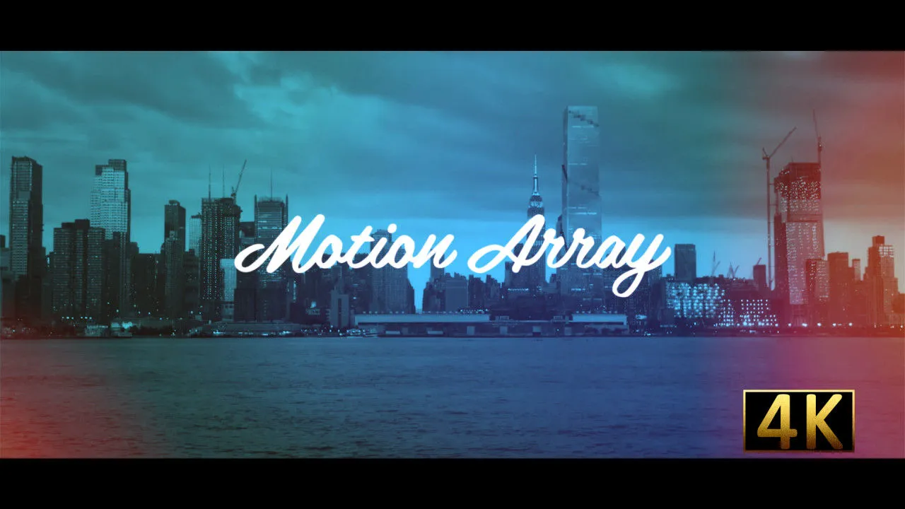 时尚过渡效果的时间促销像素设计精选AE模板