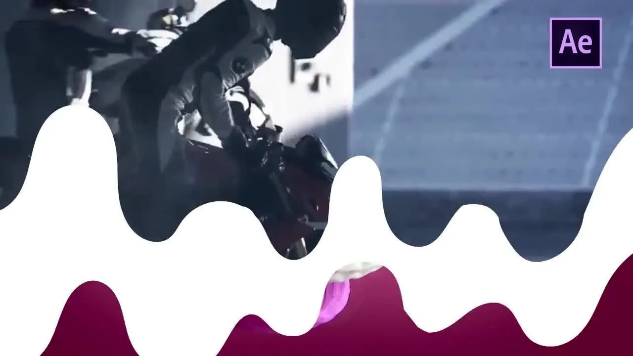 10个独特设计和创造性动画手绘卡通过渡效果像素设计精选AE模板