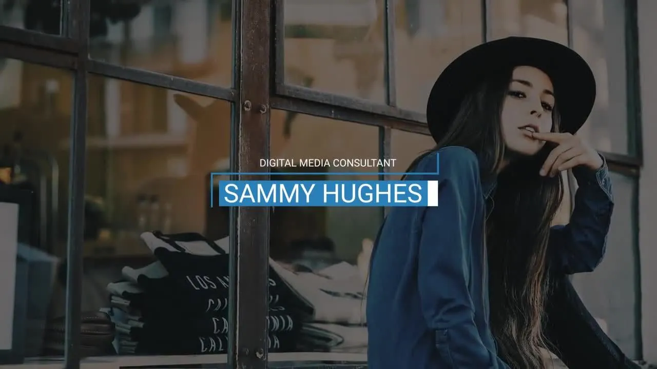 11个现代企业商务文字标题动画像素设计精选AE模板